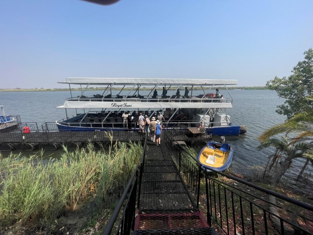Safari Boat on Zambezi River Safari Boat on Zambezi River