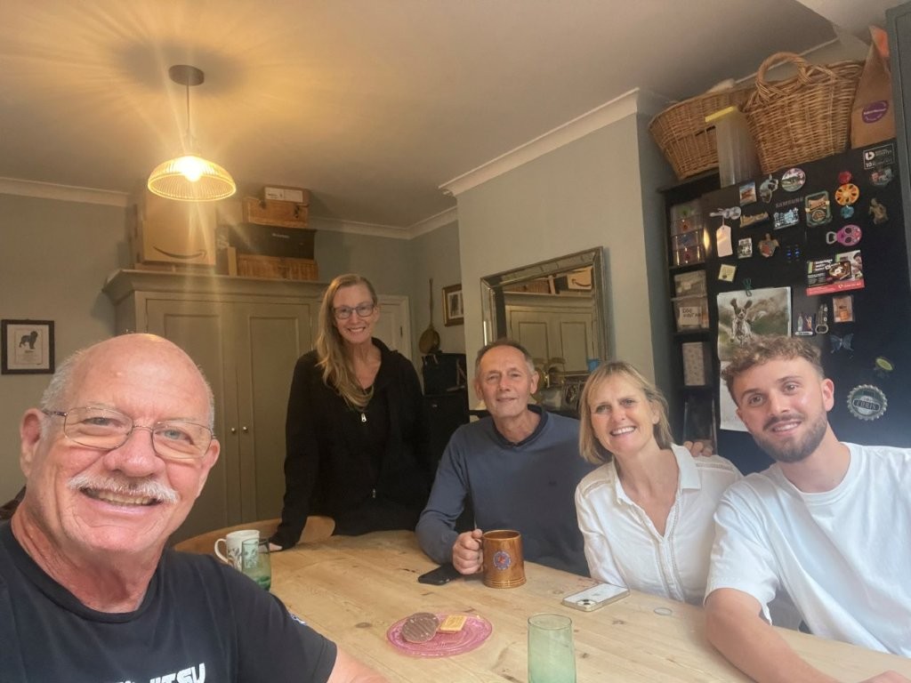 Willy, Deanna, Howard, Louisa, & Chris in Esher, Great Britan Willy, Deanna, Howard, Louisa, & Chris in Esher, Great Britan