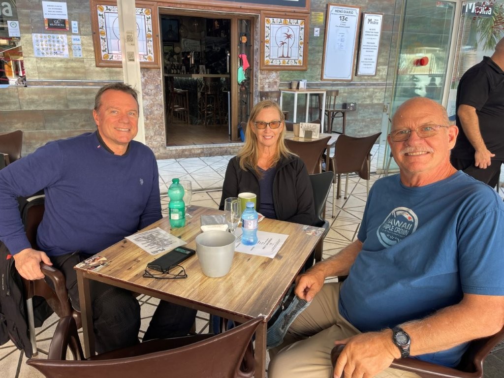 Kurt, Deanna & Willy at lunch in Motril, Spain Kurt, Deanna & Willy at lunch in Motril, Spain