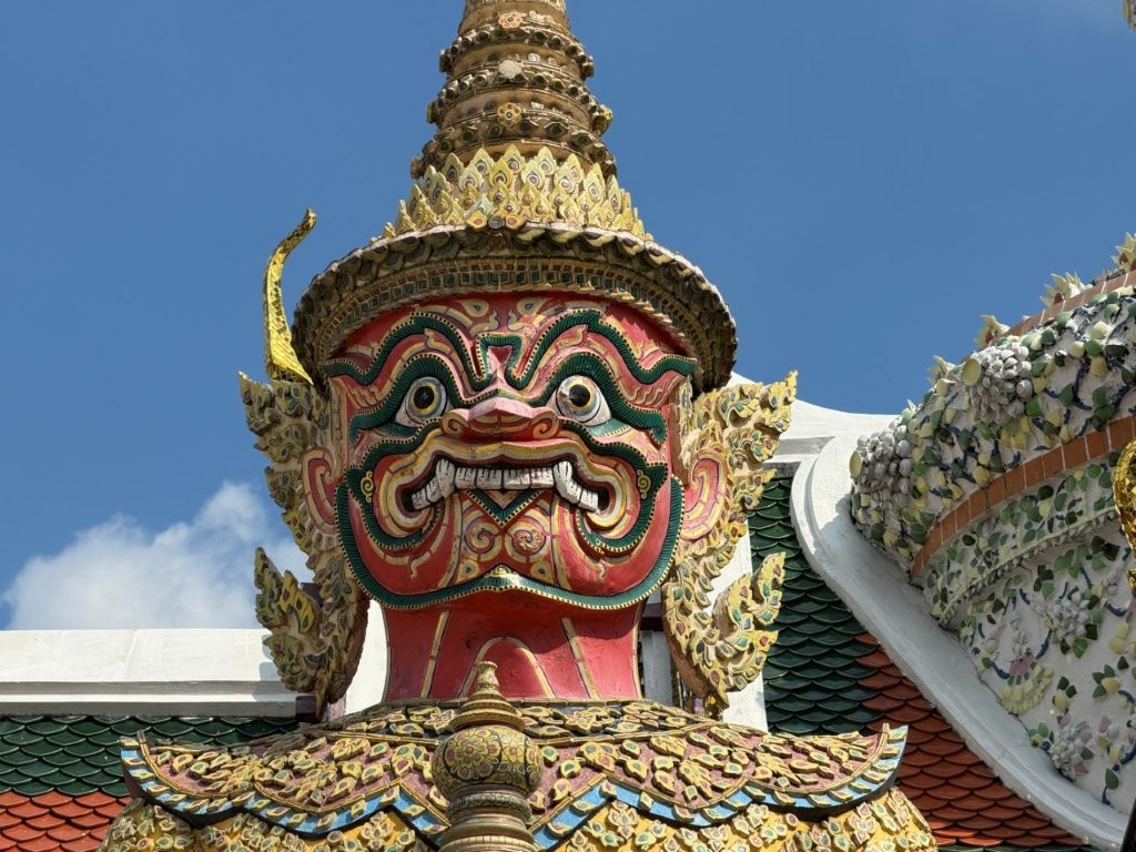 At the Grand Palace in Thailand At the Grand Palace in Thailand