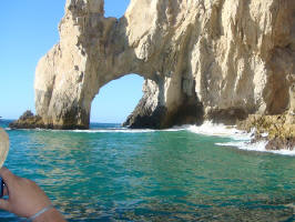 arch formation off coast of Cabo San Lucas