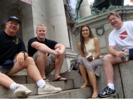 Willy, Kirk, Melanie & Larry at the Natural History Museum in NYC