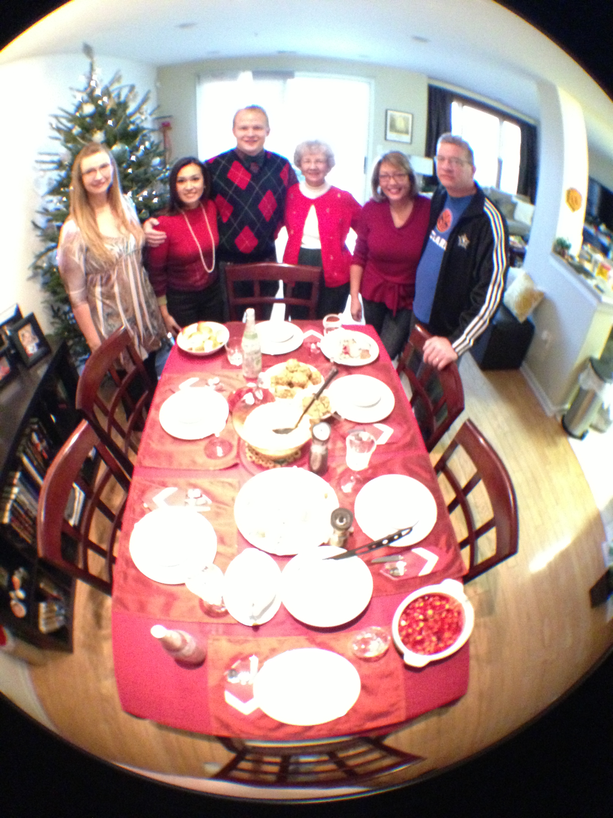 Christmas Dinner at Larry and Dorica's