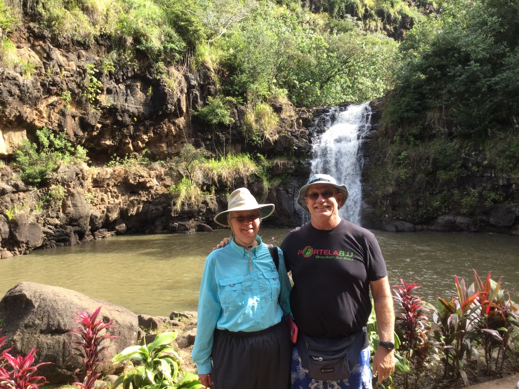 Joy and Willy at Waimea Falls