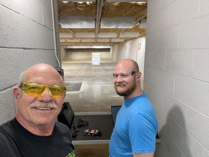 Willy and Chad at the Range