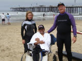 Lyn, Gabriel, and Willy at Pismo Ampsurf event