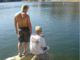 Kirk and Chad at Santa Margarita Lake