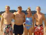 At Hot Water Beach in New Zealand