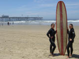 Holly and Lindsay at Pismo