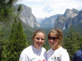 Lindsay and Hollly at Yosemite