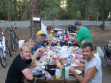 Eating at Hume Lake