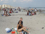 Kirk and Melanie at the beach on Long Island