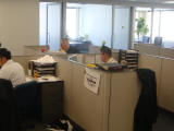 Kirk at the office (Columbia Technologies)