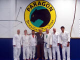 Marcello, Sabrina, Steve, Ricardo, Willy, Jeremiah, and Matt at a Law Enforcement class