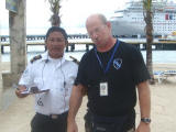 Willy should not have been swimming in the harbor at Cozumel
