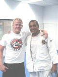 Kirk with Rickson after class