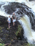 Chad and Kirk at falls near Hilo