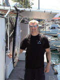 Chad by his Ono (Wahoo) on Kona