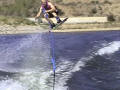 Chad jumps the wake at Lopez Lake