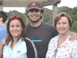 Stephanie and Robin Ventura with Deanna
